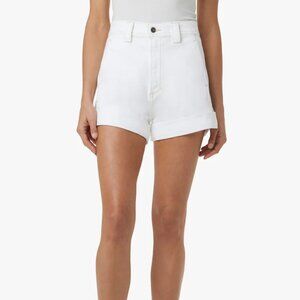 Joe's Jeans White Denim Shorts Women size 25 - 4" inseam